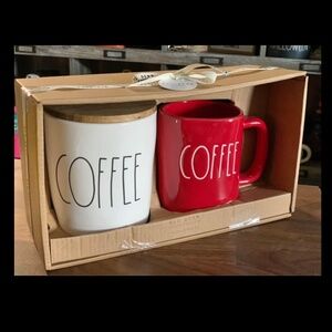 Rae Dunn Coffee Canister & Mug Set